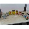 Image 1 : 10 Shell Oil Cans 8/10 Full of Product: A/T Fluid 1L , Rotella T 1L, Super Plus 1L, 
