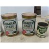Image 2 : 8 Quaker State Oil Cans 6/8 Full of Product: Deluxe 10w40, Super Blend, A/T Oil, Racing Oil, 