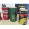 Image 2 : 10 Esso Quart Oil Cans (No Product): Marvelube, Essolube HD, 10W40, HDX Plus