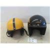 Image 2 : 2 Vintage Skidoo Helmets - Black One is XL 