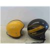 Image 3 : 2 Vintage Skidoo Helmets - Black One is XL 