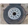 Image 2 : 2 New Garlisle Radial Trail ST235/85 R16 Tires with 8 Hole Rims 