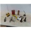 Image 1 : Pyrene Fire Extinguisher Fluid,  2 Oil Jar Funnels, Squirt Can, Quart Can Spouts, Plastic 