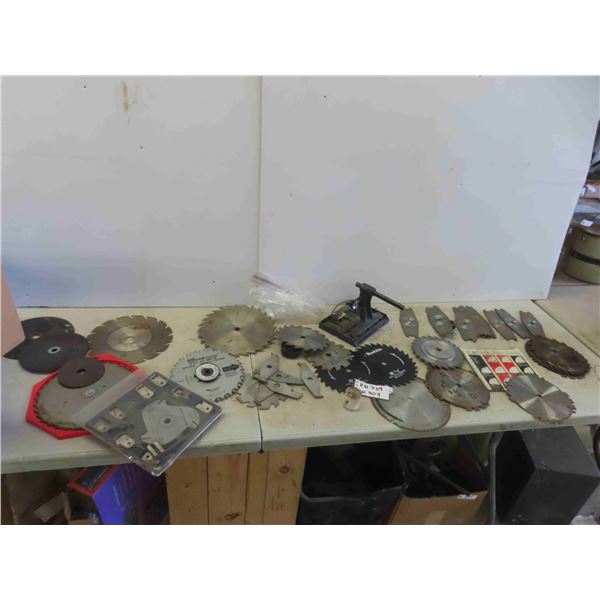 Quantity of Saw & Dado Blades