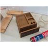 Image 10 : Liberty Fire Extinguisher, Railway Lantern, Glass From Barn Lantern, Desktop Organizer,