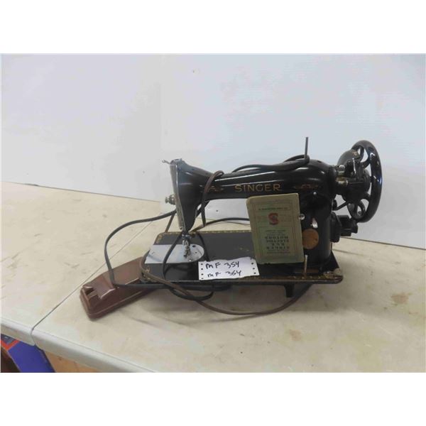 Singer Electric Sewing Head with Foot Press and Booklet