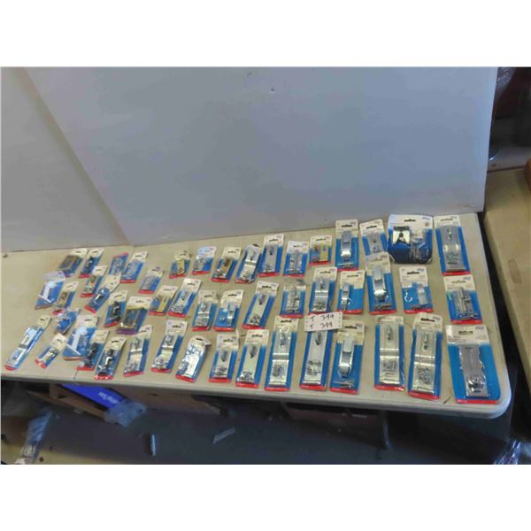 50 New Packs of Hardware: Gate Latch, Barrel Bolt, Corner Brackets, Safety Hasp Lock, 