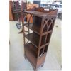 Image 2 : Vintage Open Walnut What Not Shelf 52'' x 19'' x 19''