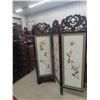 Image 8 : Room Divider with Embroidered Stitching 70'' x 80'' 