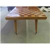 Image 2 : Checkerboard Style Coffee Table 44'' x 50'' x 15''