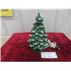 Image 1 : Ceramic Christmas Tree with Light 12'' Tall Works 