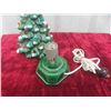 Image 2 : Ceramic Christmas Tree with Light 12'' Tall Works 