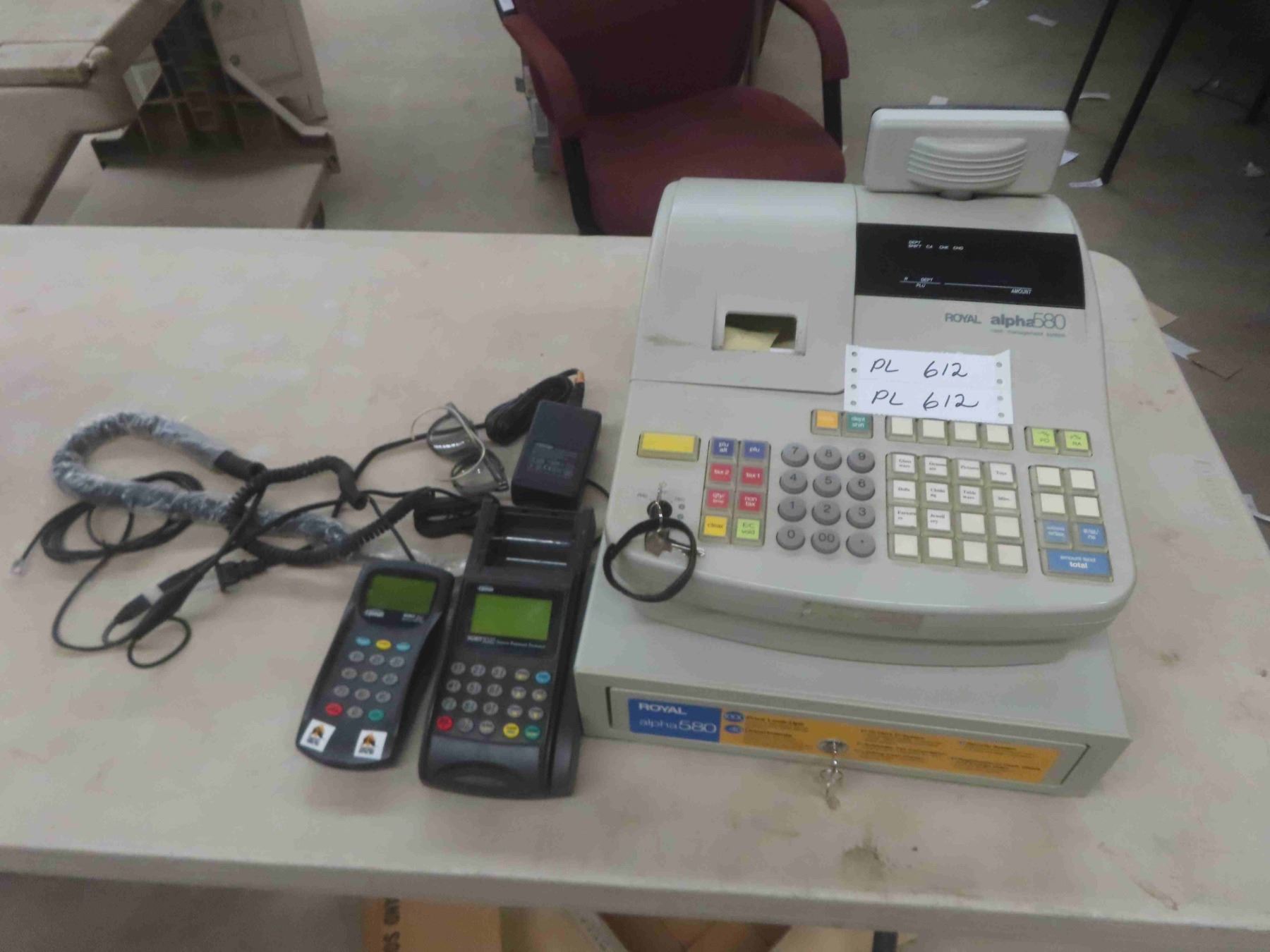 6 Nastri Neri Compatibili Per Registratori Di Cassa Royal Alpha 580 - Foto 5