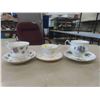 Image 2 : 13 Bone China Teacups and Saucers : Paragon, Royal Albert, 