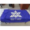 Image 2 : Flags : Canadian 36'' x 72'' , Vintage Nyl - Glo 1867/1967, Centennial 