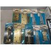 Image 2 : New Old Stock Hardware: Hinges, Cabinet Pulls, Clasp Hooks, 