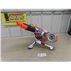 Image 1 : Nerf Gun N-Strike Double Barrel Rhino Fire with Stand 29'' Long