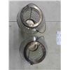 Image 2 : 2 Vintage Patio Lights 8'' Tall