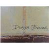 Image 2 : Donna Becher 'Loose Ends' Wood Framed Print 31'' x 31'' 