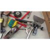 Image 2 : Mixture of Tools: Vice Grips, Impact Drill, 1/2'' Torques, Paint Brushes, 