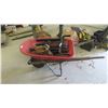 Image 1 : Wheel Barrel with Rubber Wheel , 2 Folding Table Legs, Tool Bag