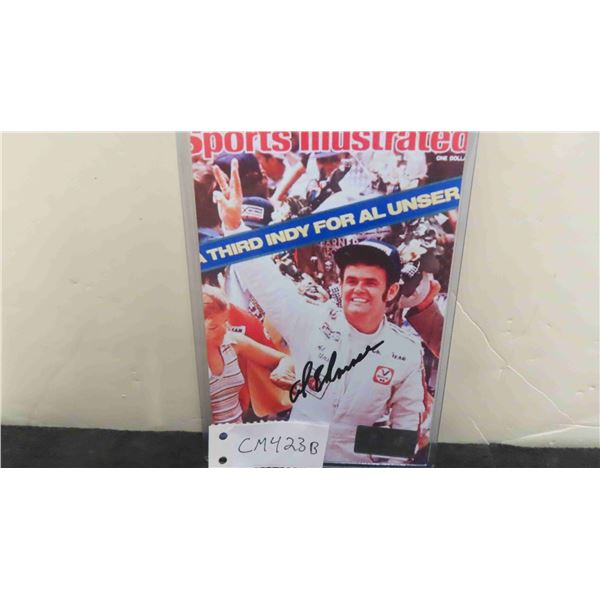 Autographed Al Unser 4x6 Photo