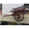 Image 1 : Red River Cart Display with Bling 17'' x 22'' x 15''