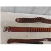 Image 2 : 2 Leather Ammo Belts, Leather Gun Slings, Leather Scope Guard