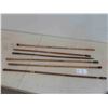 Image 1 : 6 Wood Gun Barrel Cleaning Rods