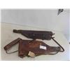 Image 1 : 2 Vintage Leather Gun Cases