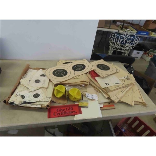 Canadian Ball Target Paper Quantity of Paper Targets, 2 New 4'' Ground Bouncy Ball Targets
