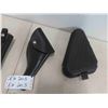 Image 2 : 5 Leather Pistol Holsters , 2 Hard Pistol Cases