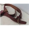 Image 3 : Leather Pistol Holster, Leather Ammo Belt 