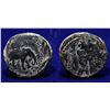 Image 1 : Kushan Empire: Huvishka (ruled c. 155-190 AD), AE Tetradrachm