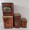 Image 2 : LOT OF 10 - IMPERIAL BLEND TEA TINS & COFFEE / TEA GRINDING MACHINE BAGS