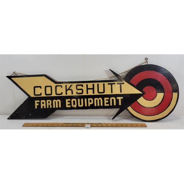 COCKSHUTT FARM EQUIPMENT PAINTED SIGN 