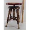 Image 1 : PIANO STOOL - WITH GARGOYLE CRYSTAL BALL FEET