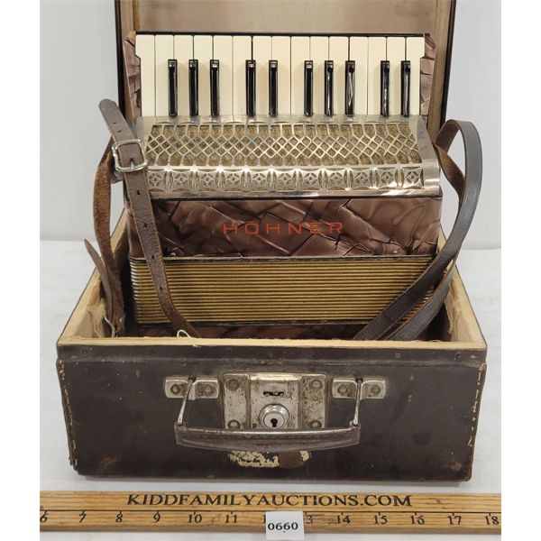 HONER PIANO ACCORDIAN W/ CASE