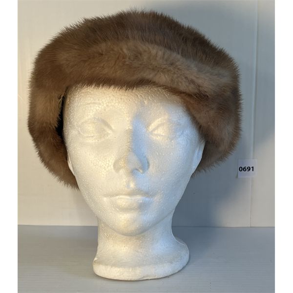 SIMPSONS FUR EVENING HAT