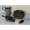 Image 3 : LOT OF 9 - KITCHEN UTENSILS - INCL BUTTER PRESS, CHEESE GRATER, FUNNEL, ETC