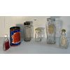Image 1 : LOT OF 6 - EMBOSSED MASON JARS, BOTTLES & CAN - INCL BEE HIVE CORN SYRUP, ETC
