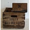 Image 1 : LOT OF 2 - BELL'S COLD STORAGE & DEL MONTE PRUNES CRATES