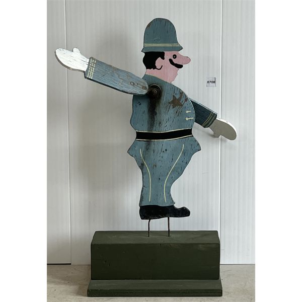 POLICE OFFICER WHIRLIGIG