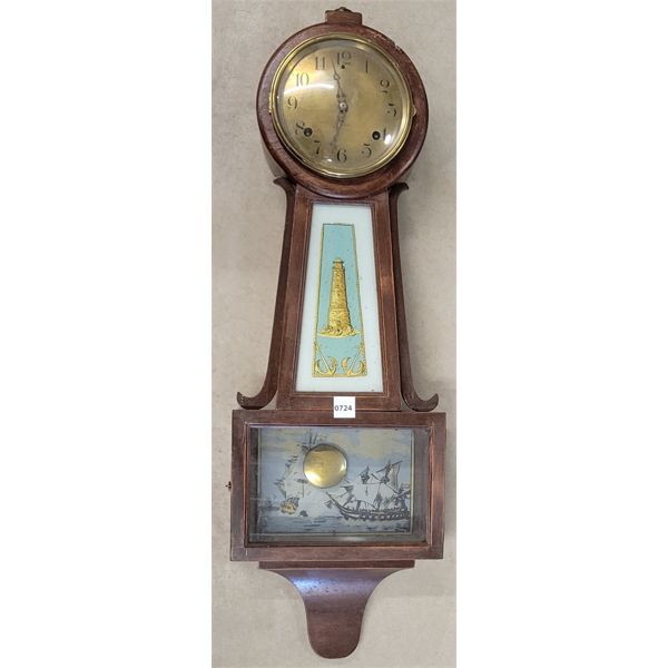 SESSIONS WINDING WALL CLOCK