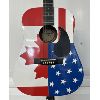 Image 2 : GRAND PRIX FLAG ACOUSTIC GUITAR W/ STRAP