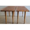 Image 2 : LOT OF 2 - MID-CENTURY MODERN MOTIF COPPER HAMMERED END TABLES 