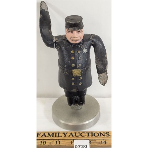 POLICEMAN WHIRLIGIG MOTOR MASCOT