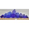 Image 3 : LOT OF 10 - MISC COBALT BOTTLES - INCL APOTHECARY