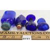Image 7 : LOT OF 10 - MISC COBALT BOTTLES - INCL APOTHECARY