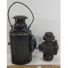Image 2 : LOT OF 2 - RAILWAY LIGHT AND LANTERN